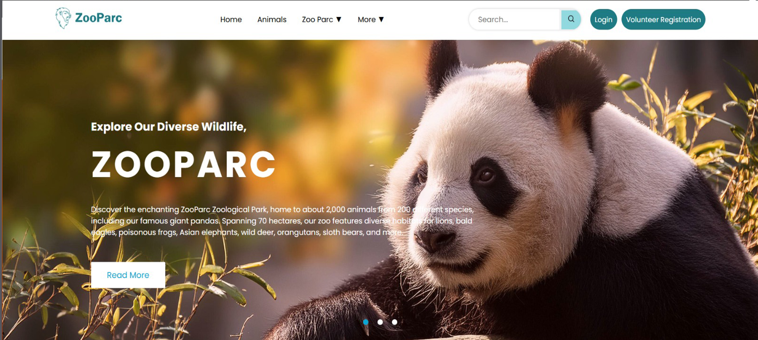 Web-Zooparc – Zoo Management System